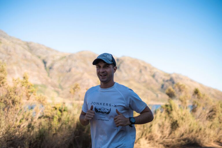 Bergrivier Bash Triathlon in Western Cape - Runner in Action